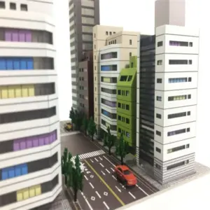 1:300 Scale City Building Diorama Model 12 S21db6060e30b43cfae93d52fa74c9250E