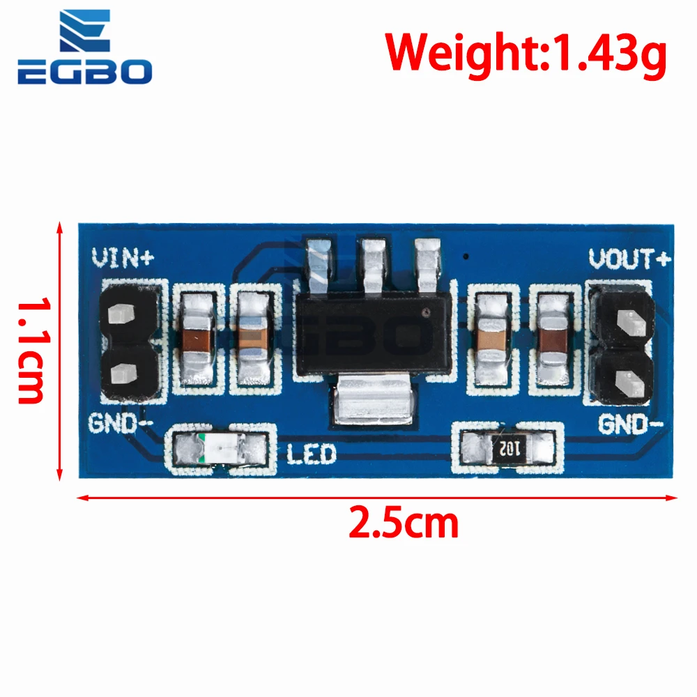 AMS1117-3.3 Voltage Regulator Module 800mA 4 AMS1117-3.3 Voltage Regulator Module 800mA - Image 4