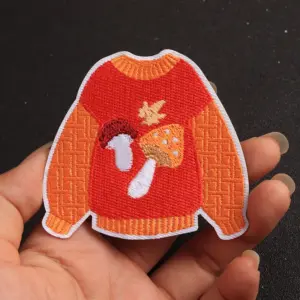 Set of 5 Vibrant Iron-On Sweater Patches
