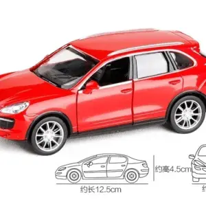 1:36 Porsche Cayenne Diecast Model SUV 11 S2225a4bf64ec4ef4bd7ef389af658961u