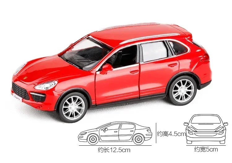 1:36 Porsche Cayenne Diecast Model SUV 6 1:36 Porsche Cayenne Diecast Model SUV - Image 6