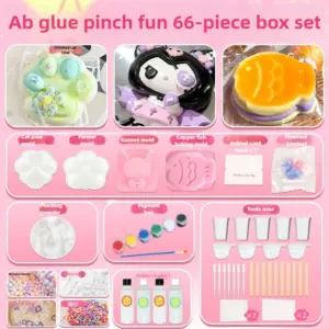 Kawaii DIY Squishy Craft Kit Set with 66 Pieces 11 S2230b135adef4f5088c917f41c2d912cv