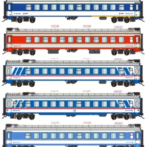 HO Scale Passenger Train Carriage 25G Type Model 13 S223822ed352b44cf80452bd881d761e73