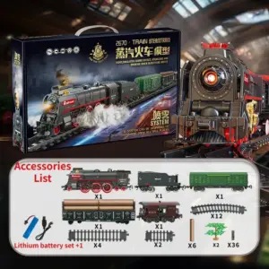 Vintage Steam Train Model Set for Collectors 16 S225fd69bafa24a31b7f46d521511716c8