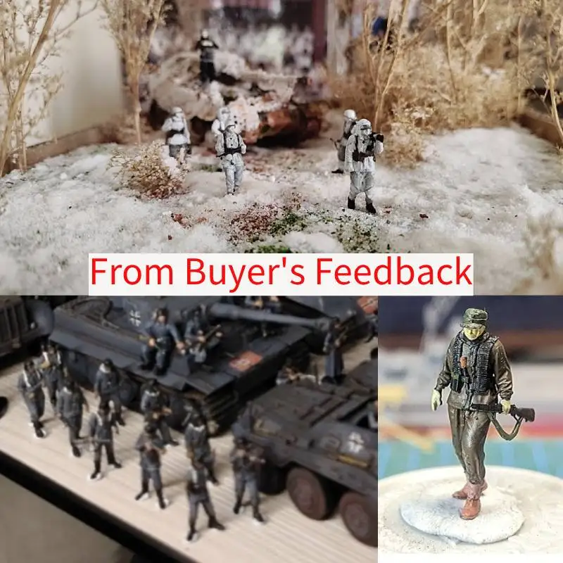 Military Miniature Soldiers Set for Dioramas 6 Military Miniature Soldiers Set for Dioramas - Image 6