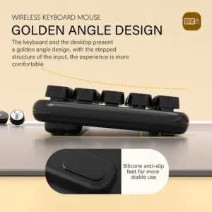 Vintage Wireless Keyboard and Mouse Set 8 S230d53983dfd45f68ea2d0e7e265e9931