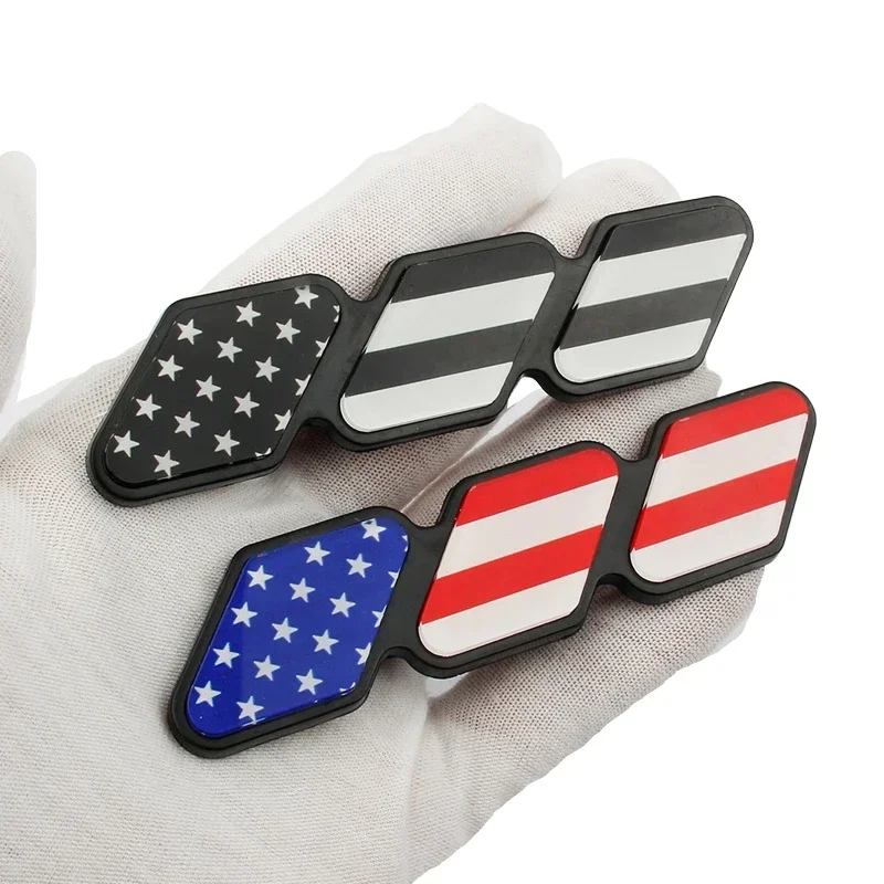 Patriotic Flag Emblem for Vehicle Grille 4 Patriotic Flag Emblem for Vehicle Grille - Image 4