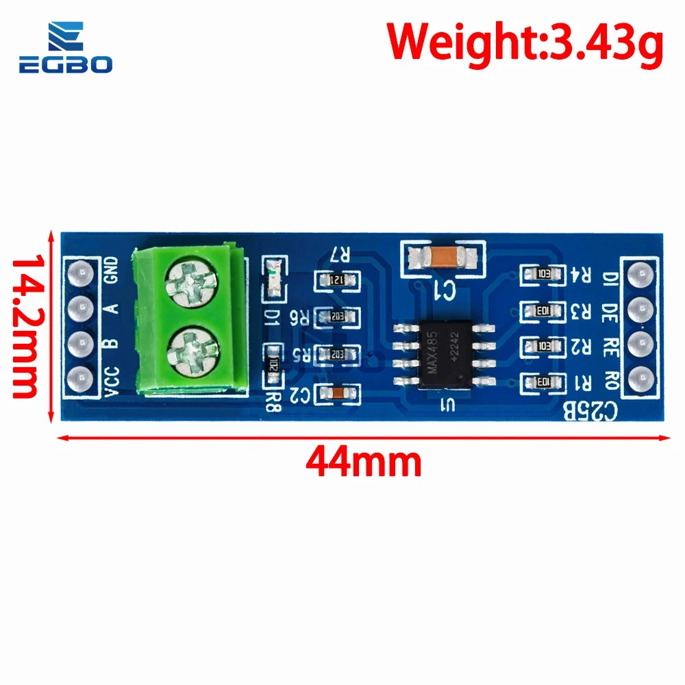 Max485 RS485 Module Set for Industrial Communication 2 Max485 RS485 Module Set for Industrial Communication - Image 2