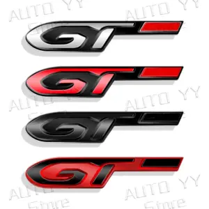 Peugeot GT 3D Metallic Emblem for Cars