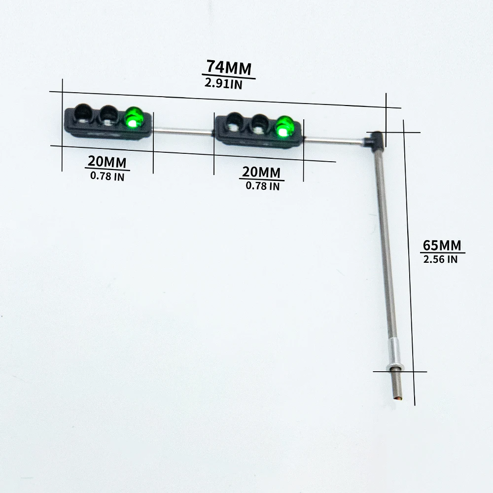 HO Scale Miniature Traffic Signal Light with LED Indicators 4 HO Scale Miniature Traffic Signal Light with LED Indicators - Image 4