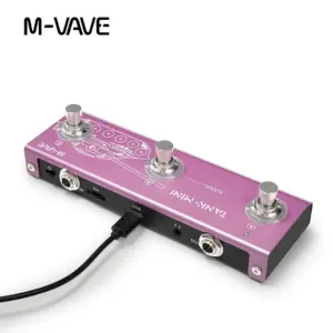 Pink M-VAVE Tank Mini Guitar Pedal 8 S23a1c7b96b5a44d396736c088750aa5c6