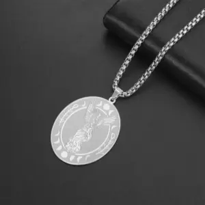 Stainless Steel Lilith Sigil Necklace 10 S23a69b955e60468e9797531be557aba2c