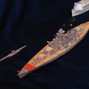 1/400 Scale Battleship Paper Model Kit for Collectors 7 S23b019b37b0847a68ecd65e1a6ddc0fbL