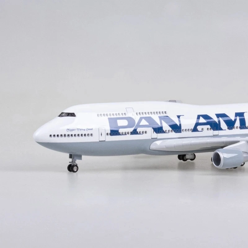 47CM Boeing 747 PAN AM Collectible Model 6 47CM Boeing 747 PAN AM Collectible Model - Image 6