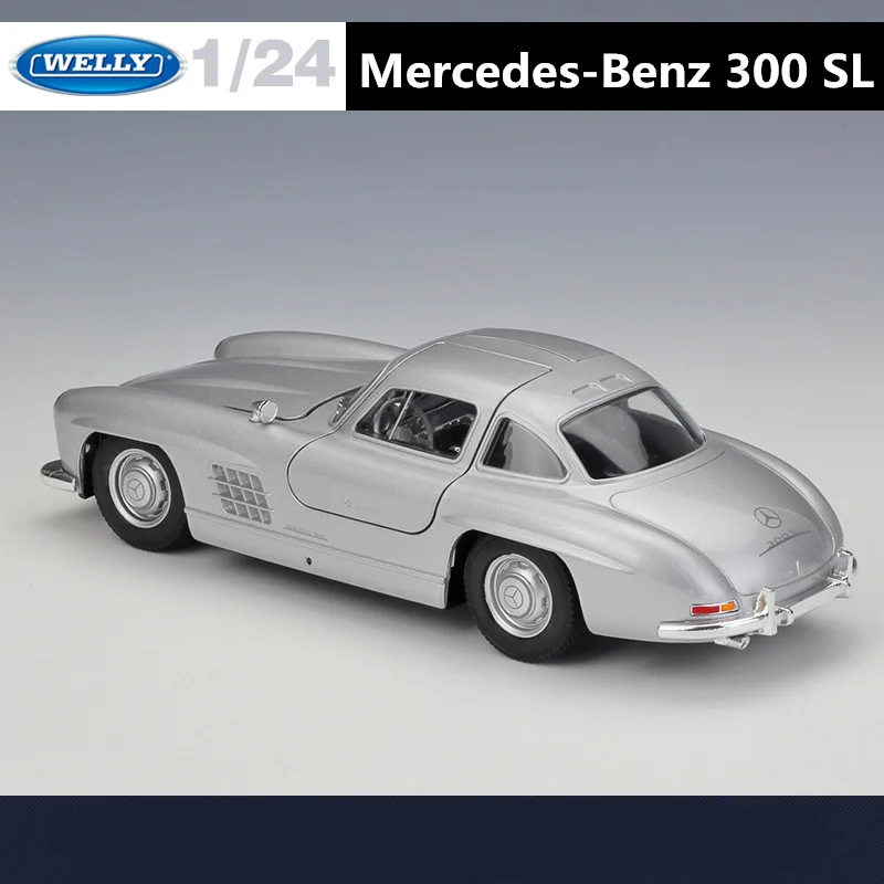 Diecast Mercedes Benz 300SL Scale Model 1:24 6 Diecast Mercedes Benz 300SL Scale Model 1:24 - Image 6