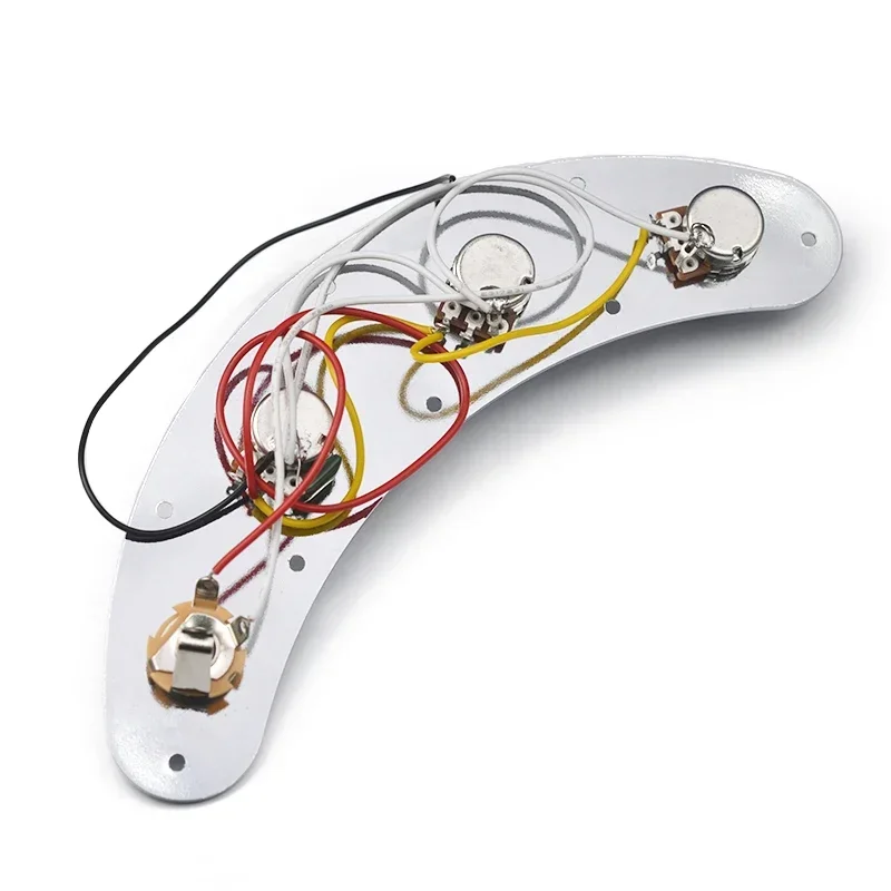 Pre-Wired Bass Control Plate with 2V1T, 250K Potentiometers 3 Pre-Wired Bass Control Plate with 2V1T, 250K Potentiometers - Image 3