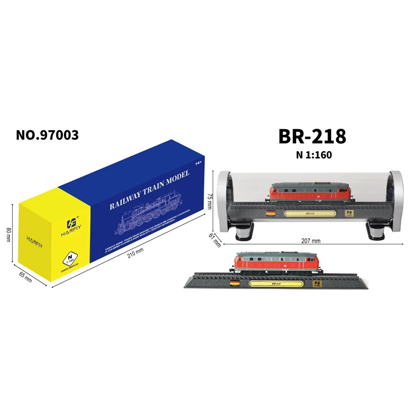 BR-218 N-Scale Model Train Replica 6 BR-218 N-Scale Model Train Replica - Image 6