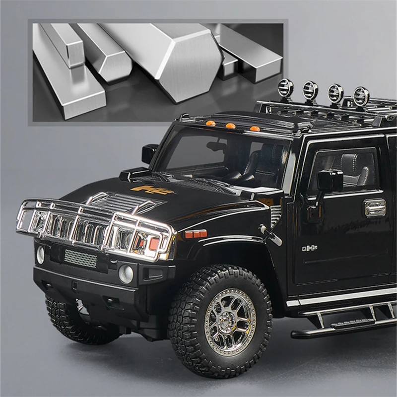 1:18 Scale Hummer H2 Off-Road Diecast Model 2 1:18 Scale Hummer H2 Off-Road Diecast Model - Image 2