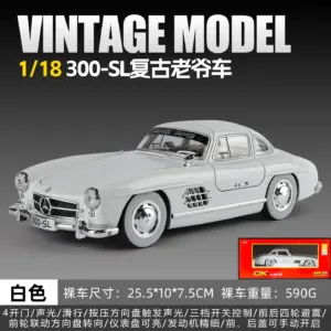 1:18 Mercedes-Benz 300SL Diecast Model 19 S242c3d7305ca4a01a9338e00e83100e0x