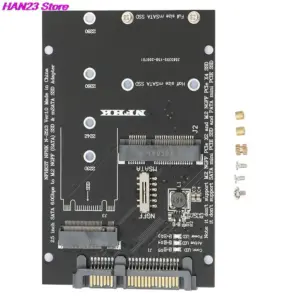 M.2 NGFF & mSATA to SATA Adapter for SSDs