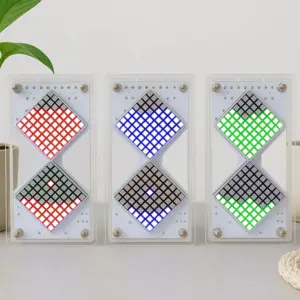 DIY Color LED Dot Matrix Kit with Timer