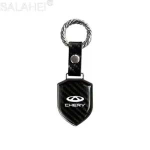 Chery Logo Shield Keychain in Red or Black 7 S244a0c46bbda4a5cbfeddedc6f5f50daI