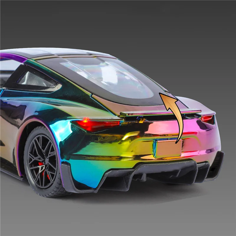 1:24 Alloy Electric Sports Car Model 5 1:24 Alloy Electric Sports Car Model - Image 5