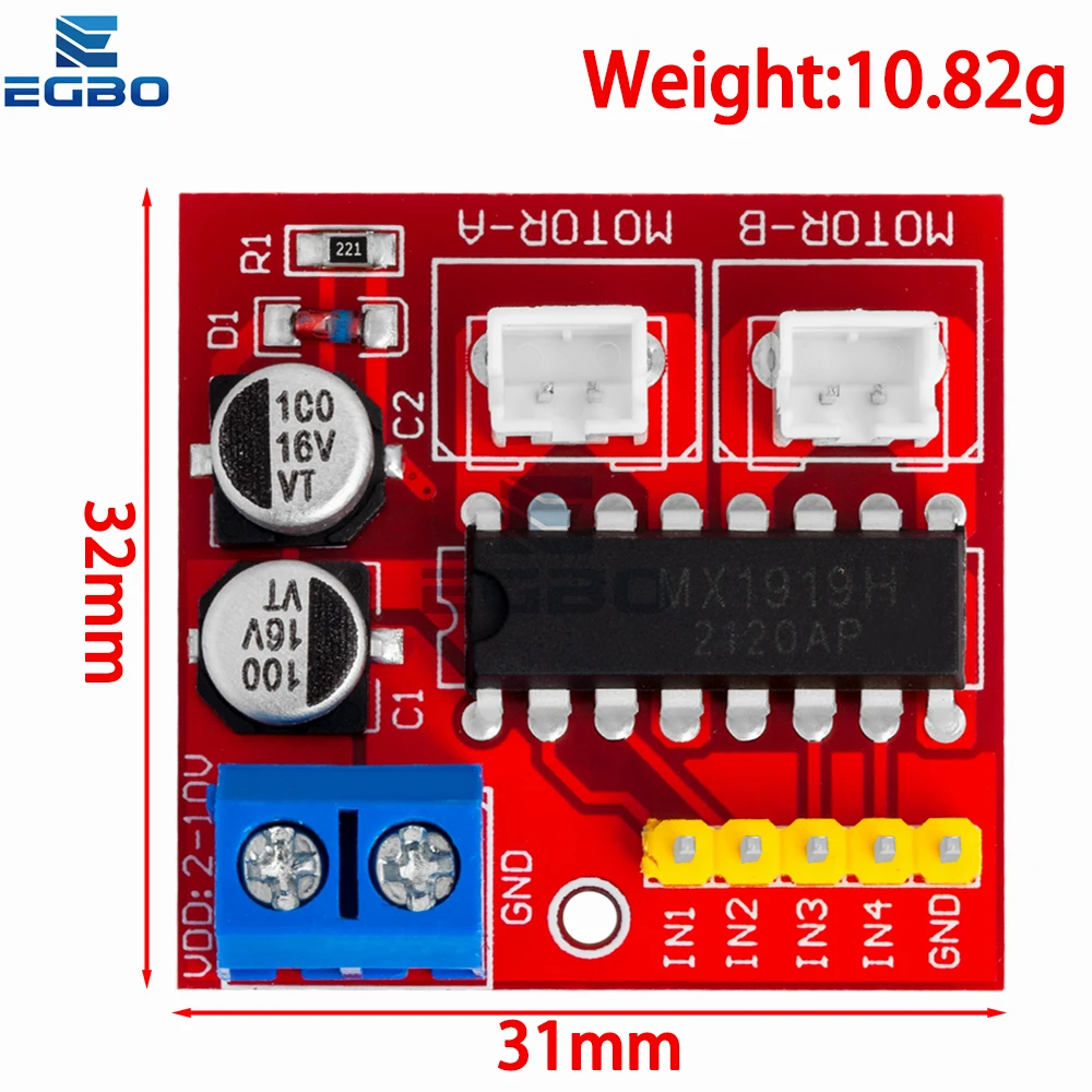 MX1919 Dual Motor Controller Module 3 MX1919 Dual Motor Controller Module - Image 3