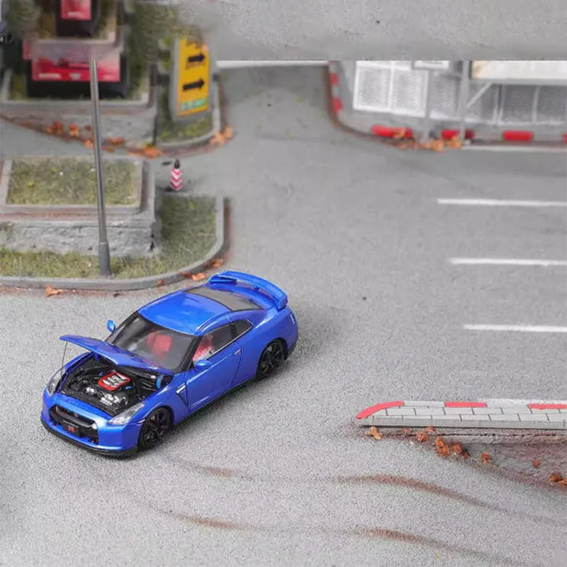 Blue GTR R35 Diecast Model 1:64 Scale 1 Blue GTR R35 Diecast Model 1:64 Scale
