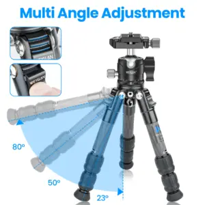 WEYLLAN GX2 Mini Carbon Fiber Tripod 14 S24bacb812c144ba88f71892519cd936eB