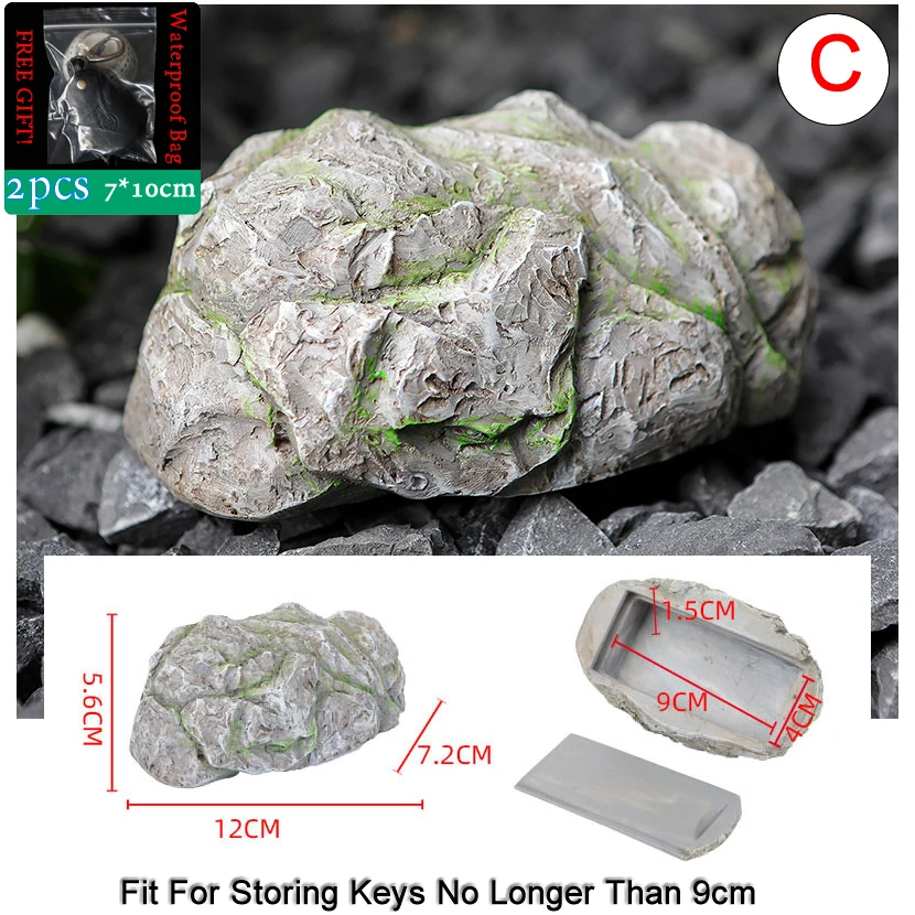 Realistic Stone Key Safe for Outdoors 8 Realistic Stone Key Safe for Outdoors - Image 8