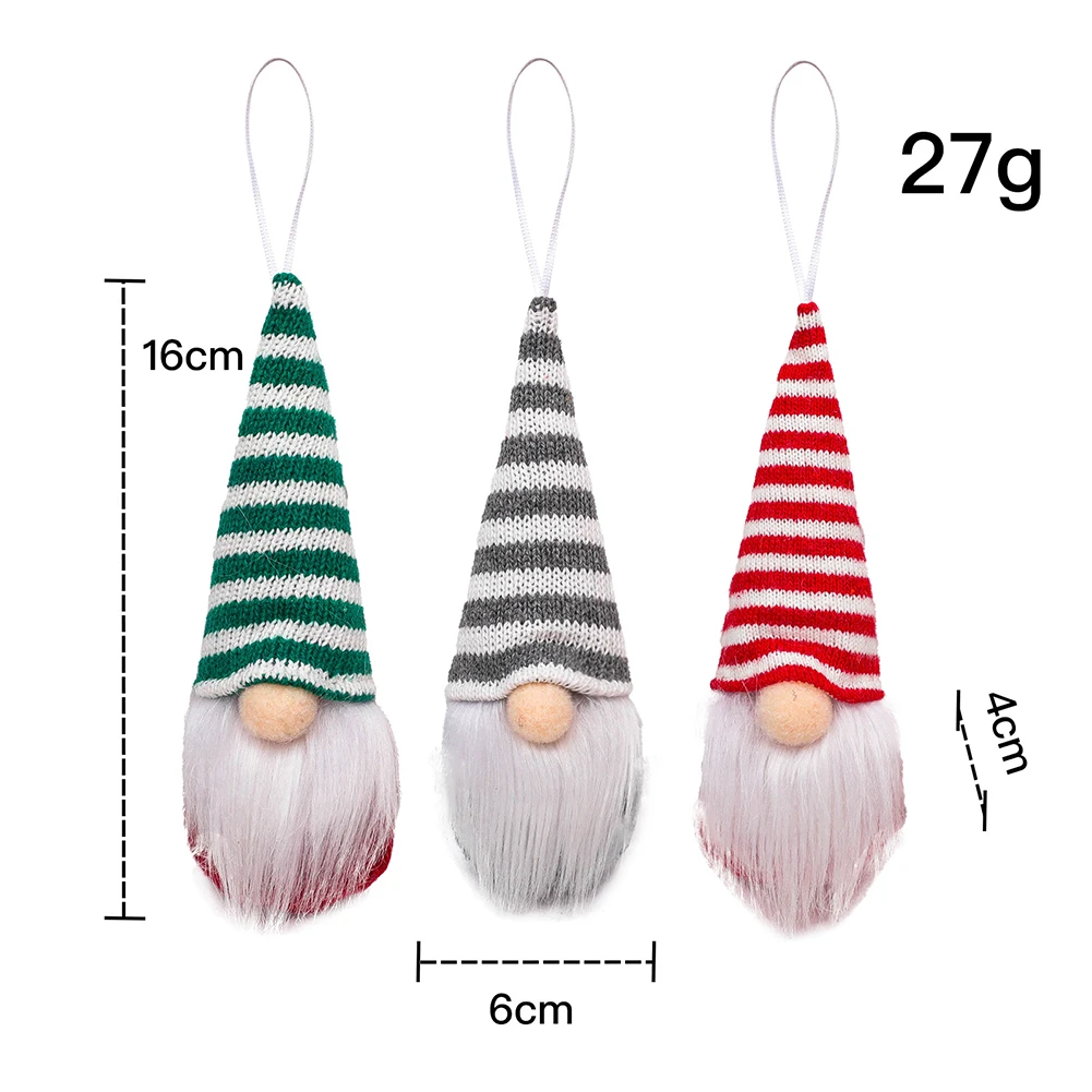 Festive Faceless Gnome Ornaments Set of 3 7 Festive Faceless Gnome Ornaments Set of 3 - Image 7