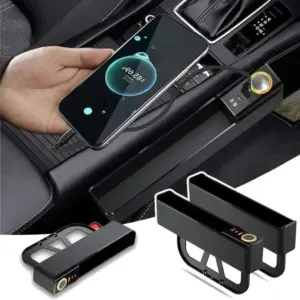 Car Seat Gap Organizer with USB-C & LED 9 S250a3354d6d54eaca5fbd5b3e5293550f