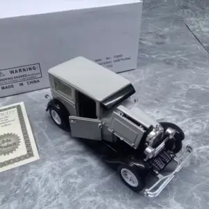 Vintage Gray Car Model 1/32 Scale 11 S251100016fb44f789614c949fe39e0e3d