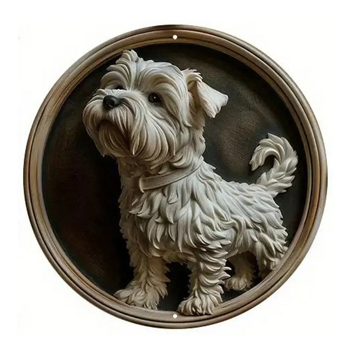 Shih Tzu Art Tin Sign - 20cm Decorative Metal Sign 4 Shih Tzu Art Tin Sign - 20cm Decorative Metal Sign - Image 4