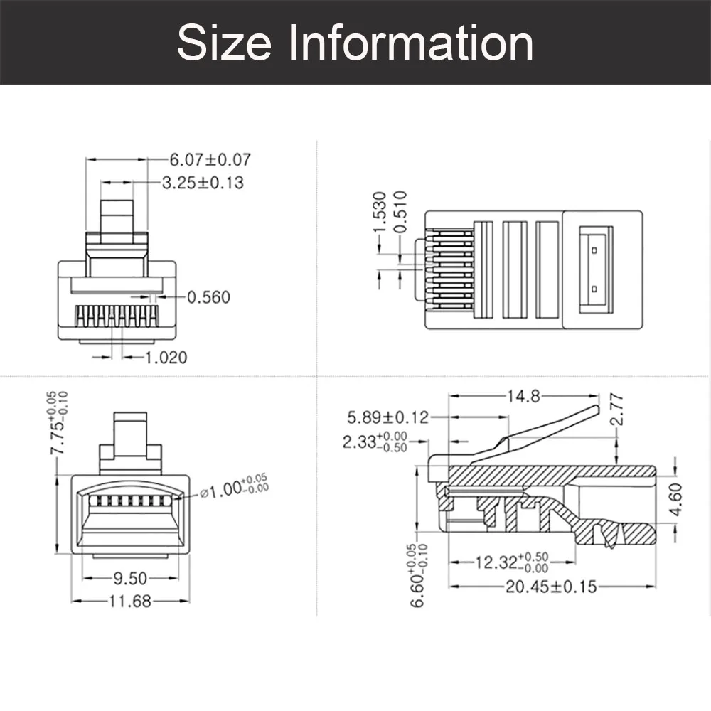 Transparent RJ45 Ethernet Connectors for High-Speed Data 4 Transparent RJ45 Ethernet Connectors for High-Speed Data - Image 4