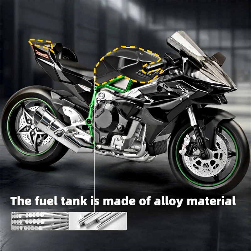 1:9 Scale Alloy Racing Motorcycle Model 2 1:9 Scale Alloy Racing Motorcycle Model - Image 2