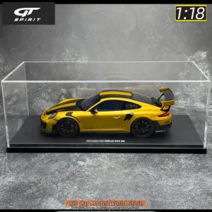 Yellow Porsche 911 GT2 RS Diecast Model 1:18 Scale 8 S2537b981f5a64f3488434add5451168ey