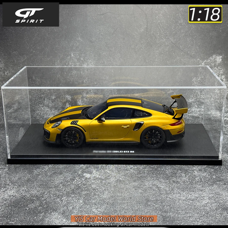 Yellow Porsche 911 GT2 RS Diecast Model 1:18 Scale 2 Yellow Porsche 911 GT2 RS Diecast Model 1:18 Scale - Image 2