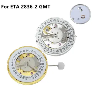 ETA 2836-2 and 2824 GMT Movement 25 Jewels