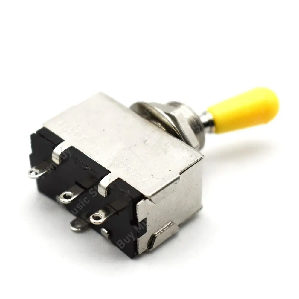 Chrome Box-Style 3-Way Guitar Switch Model 0603 4 Chrome Box-Style 3-Way Guitar Switch Model 0603 - Image 4