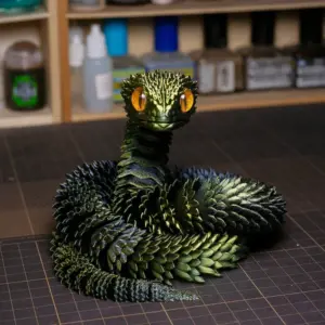 Lifelike Articulated Snake Model - 30cm 7 S25a5c2f842f7458a9d6de01f3ce08c43u