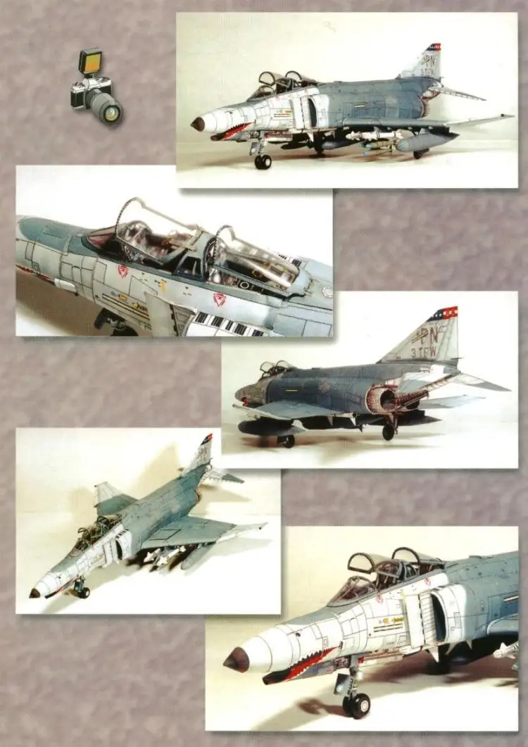 Fighter Jet Paper Model Kit 55cm Wingspan 3 Fighter Jet Paper Model Kit 55cm Wingspan - Image 3