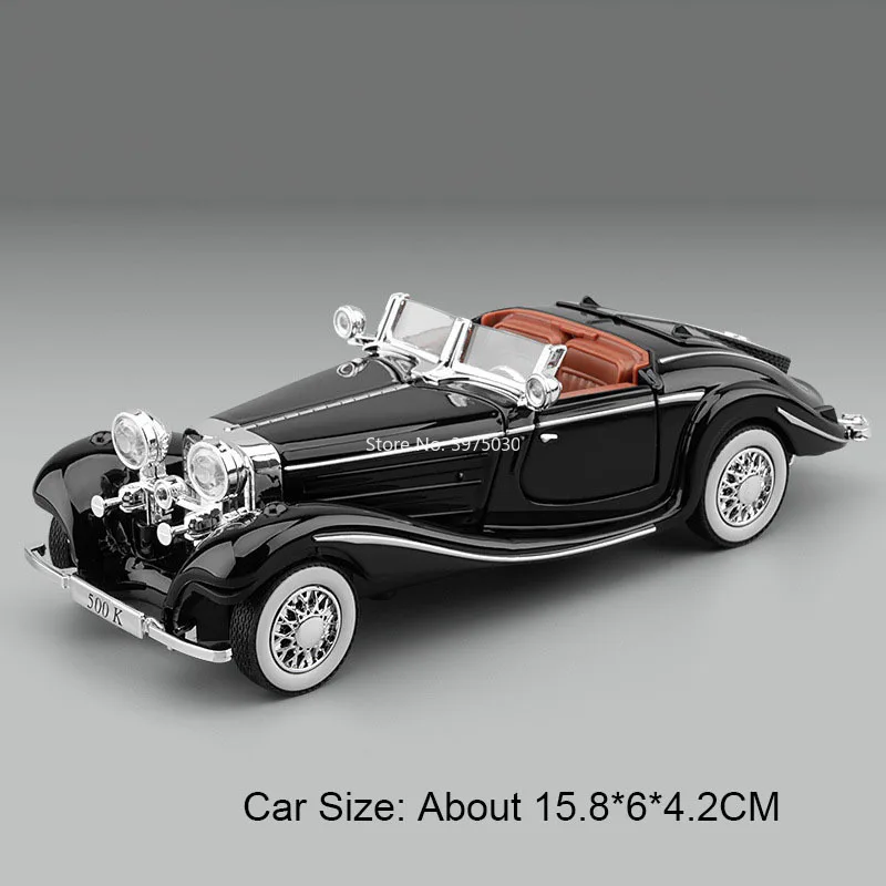 Vintage Car Model 1:32 Scale with Lights 7 Vintage Car Model 1:32 Scale with Lights - Image 7
