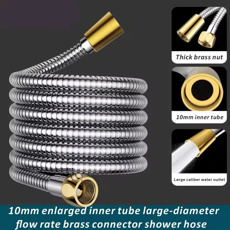 Stainless Steel Shower Hose 1.5m-3m 3 Stainless Steel Shower Hose 1.5m-3m - Image 3