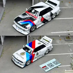 1/64 BMW E30 M3 Diecast Model with Decals 9 S25ecd530e20946cd9a053699946e04a9i