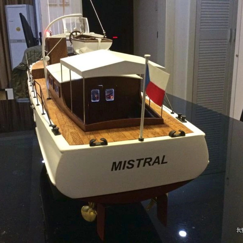 Wooden Yacht Model Northwest Wind 711mm 5 Wooden Yacht Model Northwest Wind 711mm - Image 5