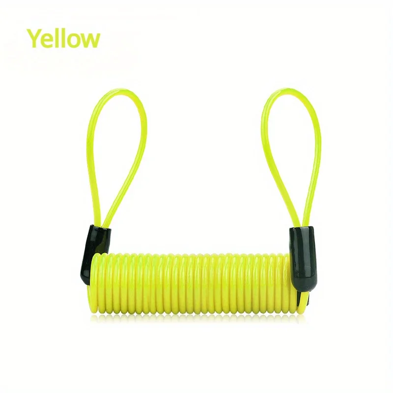Yellow Disc Lock Reminder Cable 1.2m 5 Yellow Disc Lock Reminder Cable 1.2m - Image 5