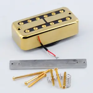 Gold and Chrome Humbucker Pickup for FT Guitars 14 S266438ddb1184ba6a62088304522dd08E