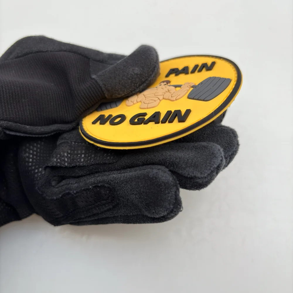 No Pain No Gain PVC Fitness Patch 3.15 Inch 5 No Pain No Gain PVC Fitness Patch 3.15 Inch - Image 5